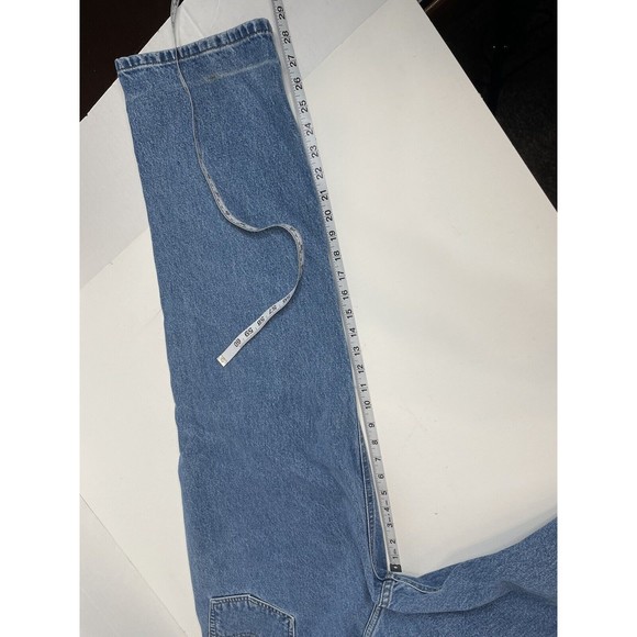 Carhartt Men’s Jeans 44X30, Blue Traditional Fit Denim, B180 STW, Logo - Picture 11 of 13